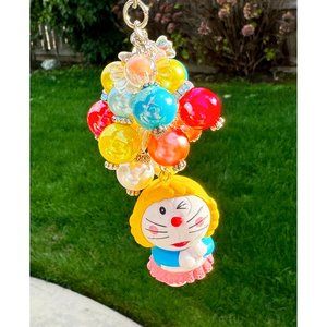 Doraemon Female Kawaii Keychain Purse Bag Charm